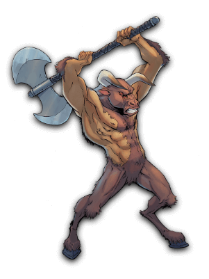 Minotaur from the game Realms Of Magic